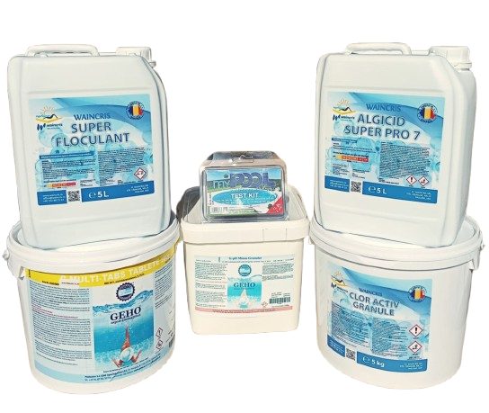 Set de curatare si intretinere a apei din piscine MAX5