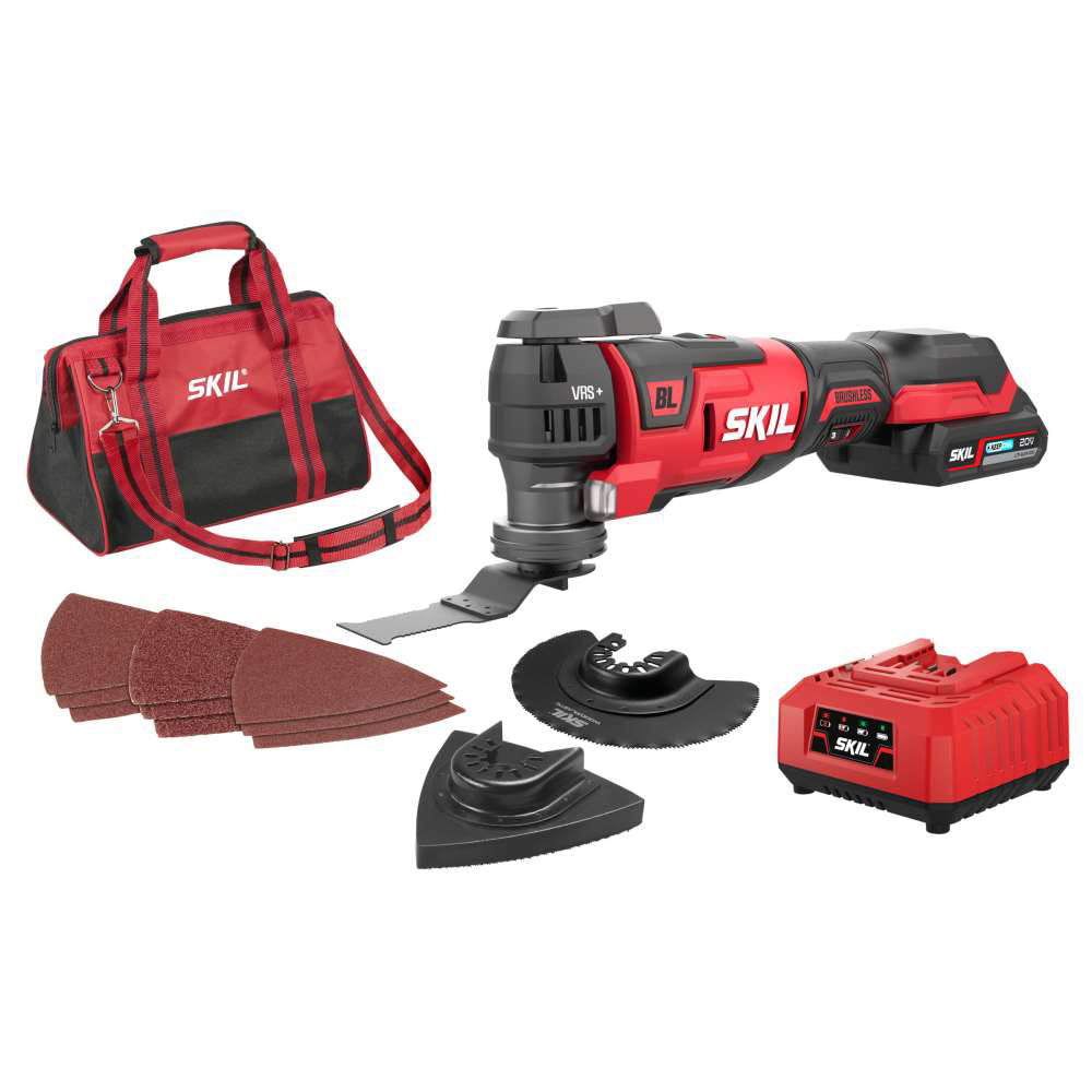 SKIL 3650 DA, Unealta multifunctionala (Multi-Tasker) Brushless cu acumulator, 11000-17000rpm, + 1xAccu, incarcator, geanta si accesorii