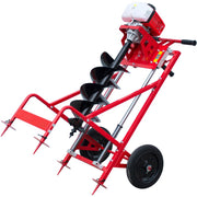 Motoburghiu de pamant Rotakt MTBG680/884  + burghiu 250mm