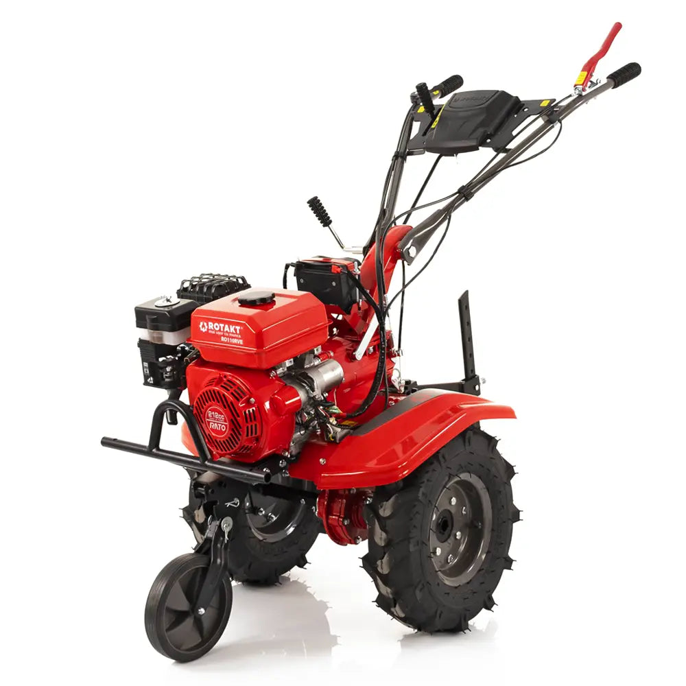 Motocultor Rotakt Gardian RO110RVE cu Pornire Electrica si kit de capotare, 8.0CP, Benzina, Latime de Lucru 560-900mm