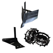 Cumpara Pachet Accesorii Plug Arat + Plug Bilonat + Roti Metalice 4.00-8 (tija Scurta,fara Tub Hexagonal) de la Mesterul Minune