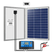 Panou solar gard electric NEXON 10W cu regulator