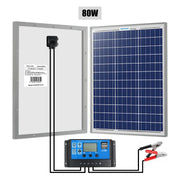 Panou solar gard electric NEXON 80W cu regulator