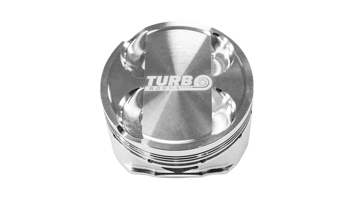 Pistoane forjate TurboWorks pentru Toyota Supra 2JZ-GTE, 86.5 mm, raport compresie 10.0:1 - KT-IN-003