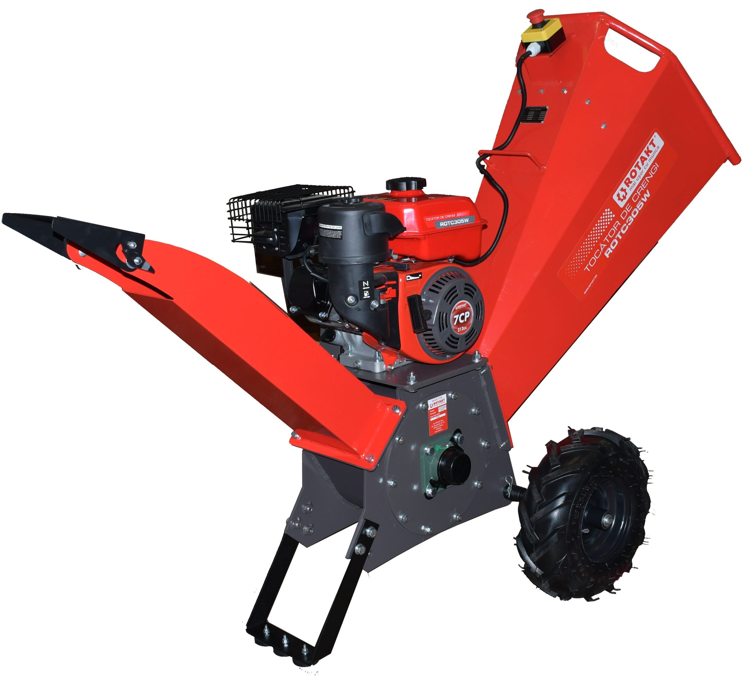 Cumpara Tocator de crengi ROTAKT ROTC305W, Diametru Maxim de Tocare Lemn 50mm, Putere Motor 7CP de la Mesterul Minune