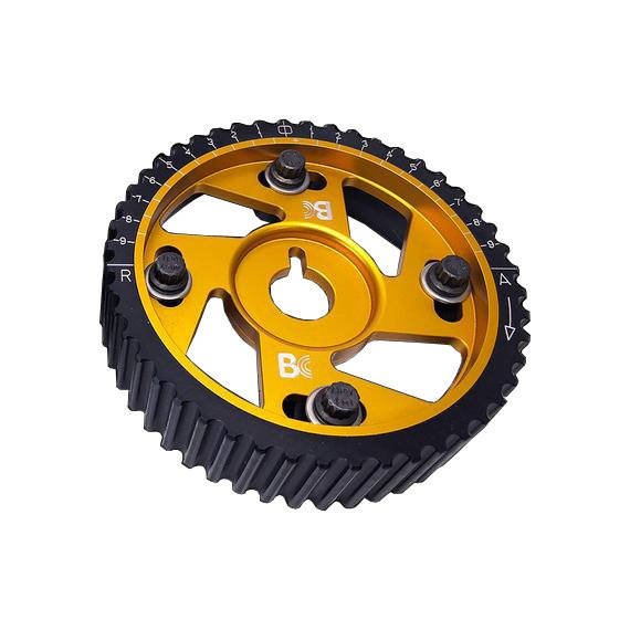 Roata reglabila ax came Brian Crower, anodizare aurie, Mitsubishi Lancer Evolution IX, cod BC8810-1, - BC8810-1