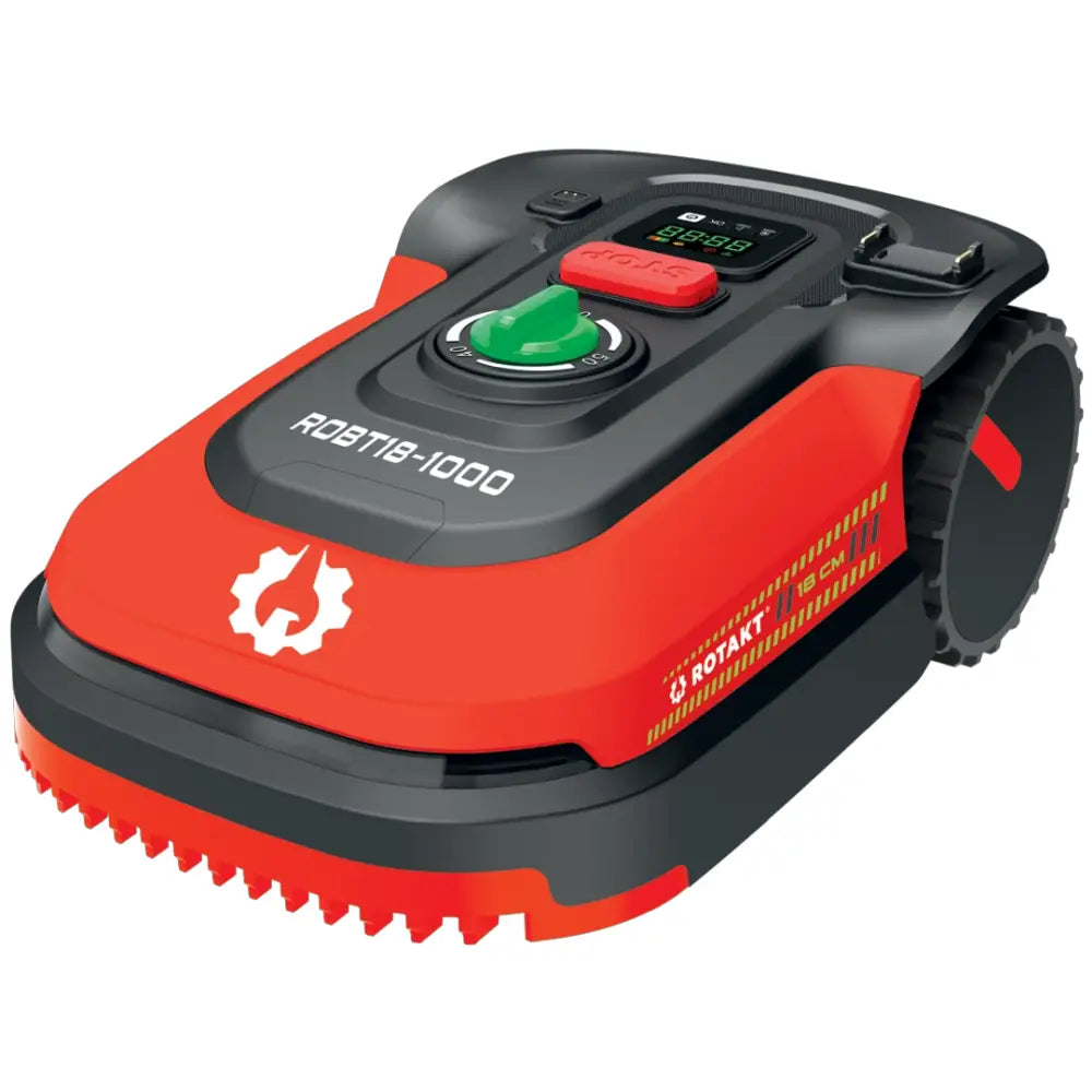 Robot pentru gazon Rotakt Photon ROBT18-1000, 1000mp, Bluetooth, WiFi, Baterie 4Ah, Timp de lucru 180min