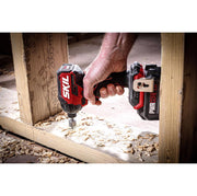 SKIL 3225 JA surubelnita cu impact cu acumulator Compact Brushless, cuplu 250 nm, set 6 biti + geanta de transport, doar corpul