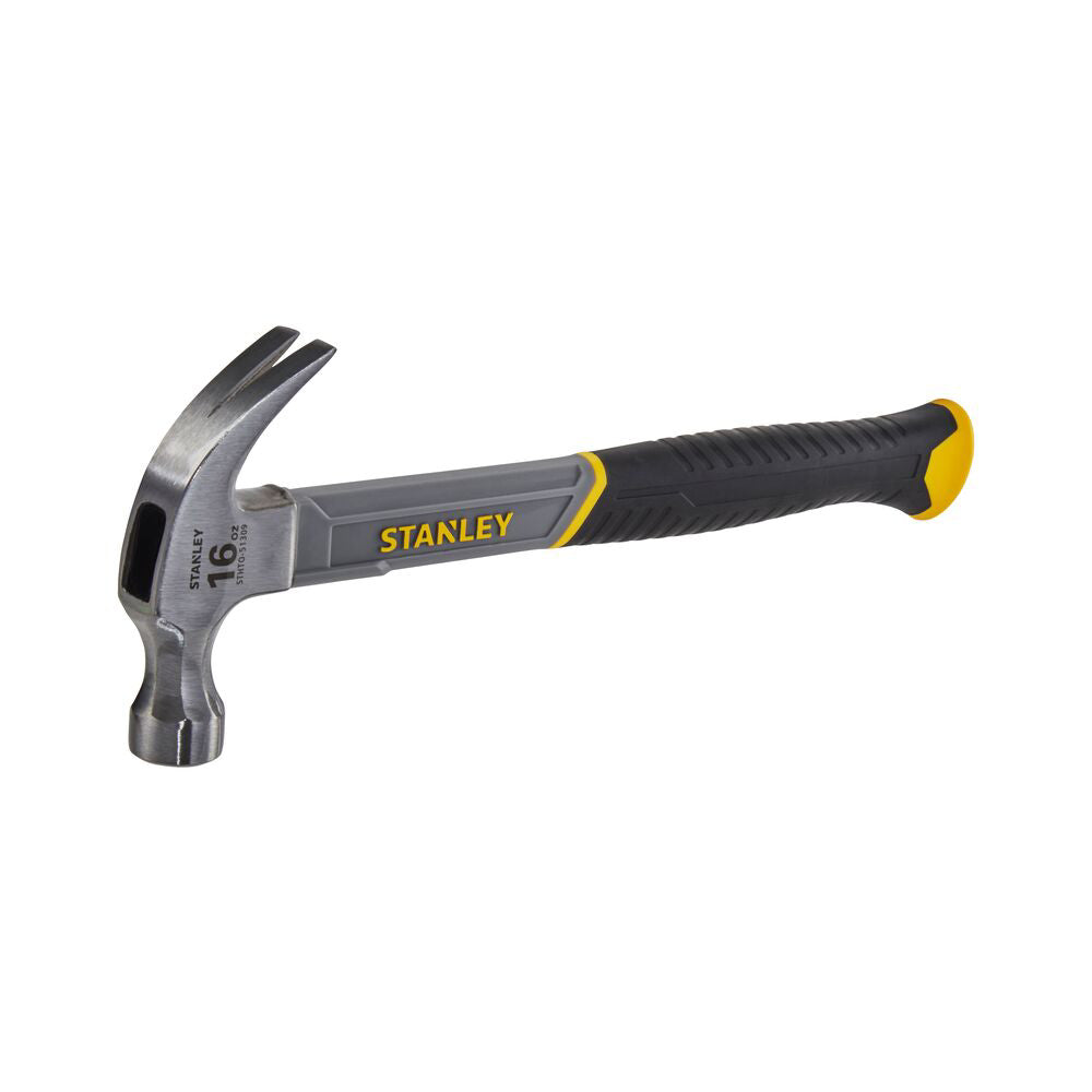 Cumpara acum ciocan cu maner din fibra de sticla, gheara curbata, 450g, Stanley de la Mesterul Minune