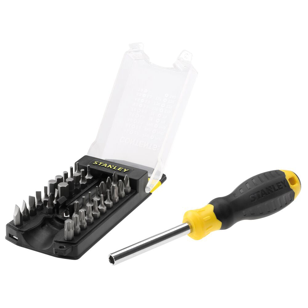 Cumpara acum set surubelnita magnetica cu 34 de biti, Stanley STHT0-70885 de la Mesterul Minune