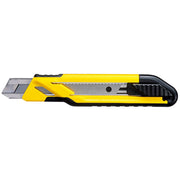 Stanley STHT10266-0, Cutter bimaterial cu blocare prin glisare, 175mm, + 3 lame segmentate 18mm