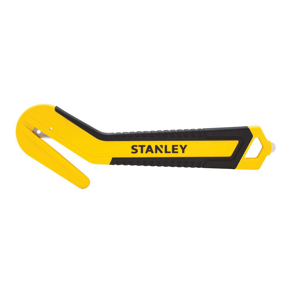 Stanley STHT10357-1, Set 10 bucati cutter cu maner cauciucat pentru chinga si folie, 190mm, lama tip carlig
