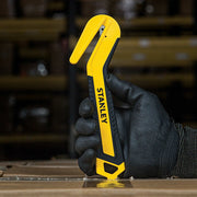 Stanley STHT10357-1, Set 10 bucati cutter cu maner cauciucat pentru chinga si folie, 190mm, lama tip carlig