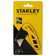 Stanley STHT10424-0, Cutter pliabil cu lama fixa, 140mm + o lama trapezoidala 62mm