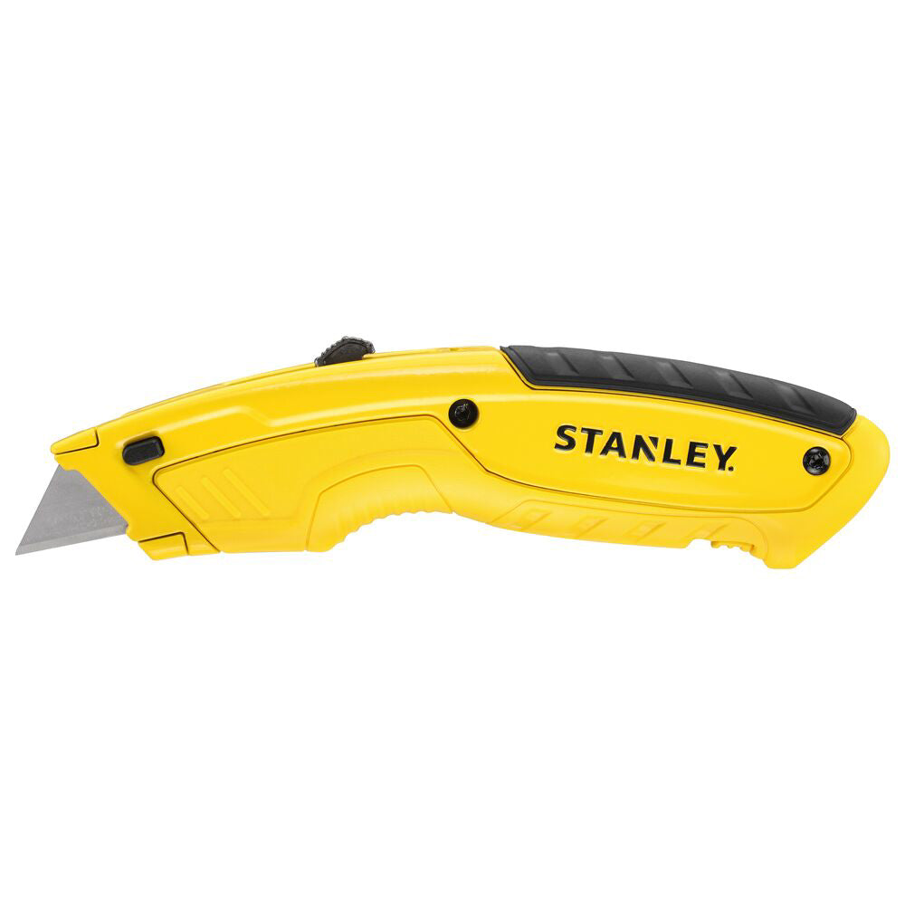 Stanley STHT10430-0, Cutter cu lama retractabila, magazie de lame, 170mm + 3 lame trapezoidale 62mm