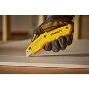 Stanley STHT10430-0, Cutter cu lama retractabila, magazie de lame, 170mm + 3 lame trapezoidale 62mm
