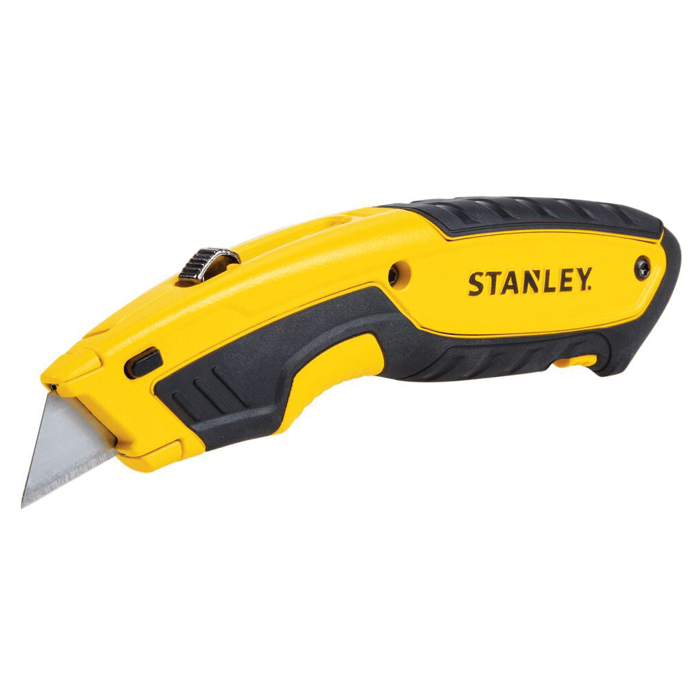 Stanley STHT10479-0, Cutter Premium cu lama retractabila, 175mm + 3 lame trapezoidale 62mm