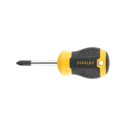 Stanley STHT16157-0, surubelnita Stubby scurta Cushion Grip cu varful cruce PH2 si lungimea tijei de 45mm, PH2x45