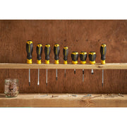 Stanley STHT16157-0, surubelnita Stubby scurta Cushion Grip cu varful cruce PH2 si lungimea tijei de 45mm, PH2x45