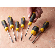 Stanley STHT16158-0, surubelnita Cushion Grip cu varful cruce PH2 si lungimea tijei de 100mm, PH2x100