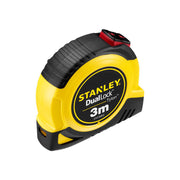 Stanley STHT36802-0, ruleta tylon cu dubla blocare 3m, acoperire Tylon, maner ergonomic, 3m x 13mm, blister