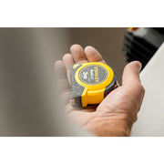 Stanley STHT36802-0, ruleta tylon cu dubla blocare 3m, acoperire Tylon, maner ergonomic, 3m x 13mm, blister