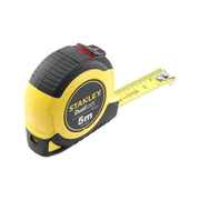 Stanley STHT36803-0, ruleta tylon cu dubla blocare 5m, acoperire Tylon, maner ergonomic, 5m x 19mm, blister