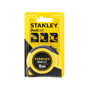 Stanley STHT36803-0, ruleta tylon cu dubla blocare 5m, acoperire Tylon, maner ergonomic, 5m x 19mm, blister