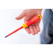 Cumpara acum Set 10 surubelnite subtiri VDE, tip PZ, PH drepte si tester de de la Mesterul Minune