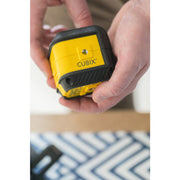 Stanley STHT77498-1, nivela laser cubix cu linie in cruce, lumina rosie, auto-nivelare, prindere cu clema, QuickLink, raza actiune 12m, include 2 baterii AA, clema si husa