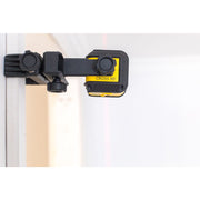 Stanley STHT77592-1, nivela laser cross 90, cu linie in cruce + un fascicul 90 grade, lumina verde, auto-nivelare, prindere cu clema, QuickLink, raza actiune 12m, include 2 baterii AA, clema si husa