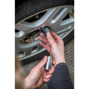 Stanley STHT80890-0, cheie telescopica pentru roti, include doua tubulare 17-19mm si 21-23mm, max. 46cm