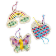 Cumpara acum Set creativ broderie: Inima, fluture, curcubeu, Pebaro STICK1 de la Mesterul Minune