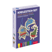 Cumpara acum Set creativ broderie: Racheta, delfin, monstru, Pebaro STICK2 de la Mesterul Minune