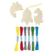 Cumpara acum Set creativ broderie: Racheta, delfin, monstru, Pebaro STICK2 de la Mesterul Minune