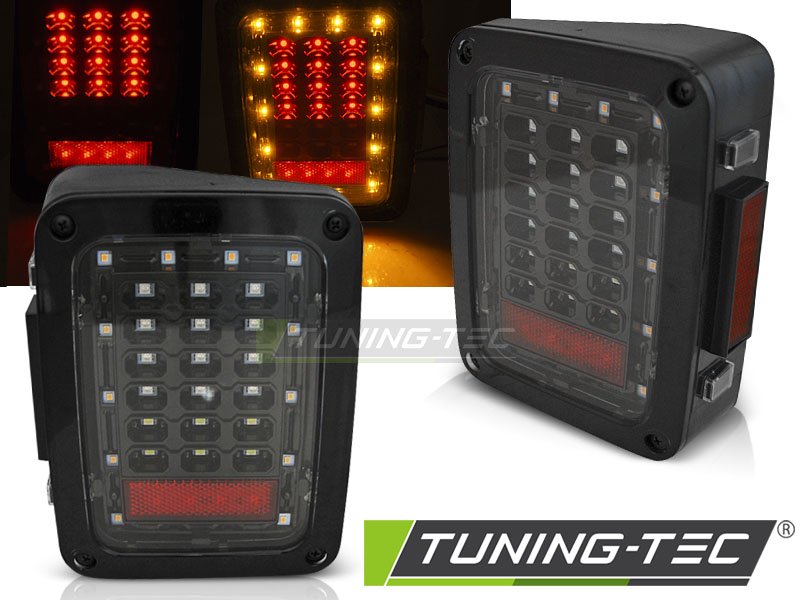 STOPURI LED BLACK Tuning-Tec pentru CHRYSLER JEEP WRANGLER JK 07-18 - LDCH25