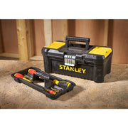 Stanley STST1-75515, essential, cutie pentru scule cu doua organizatoare pe capac si tava detasabila, inchizatoare metalica, 7.60 litri, (12.5 inch) 320x188x132mm