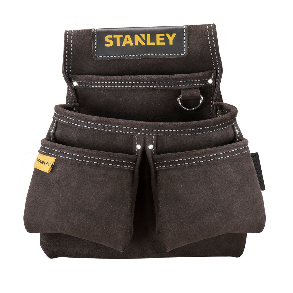 Cumpara acum suport din piele pentru curea, 4 buzunare pentru scule, Stanley de la Mesterul Minune