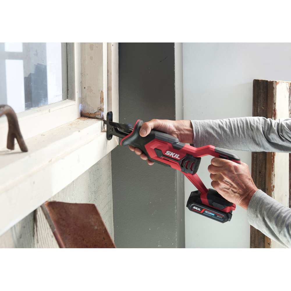 SKIL 3470 CA, Fierastrau sabie cu acumulator (doar corpul) SW1E3470CA, 0-3000 cpm, + accesorii