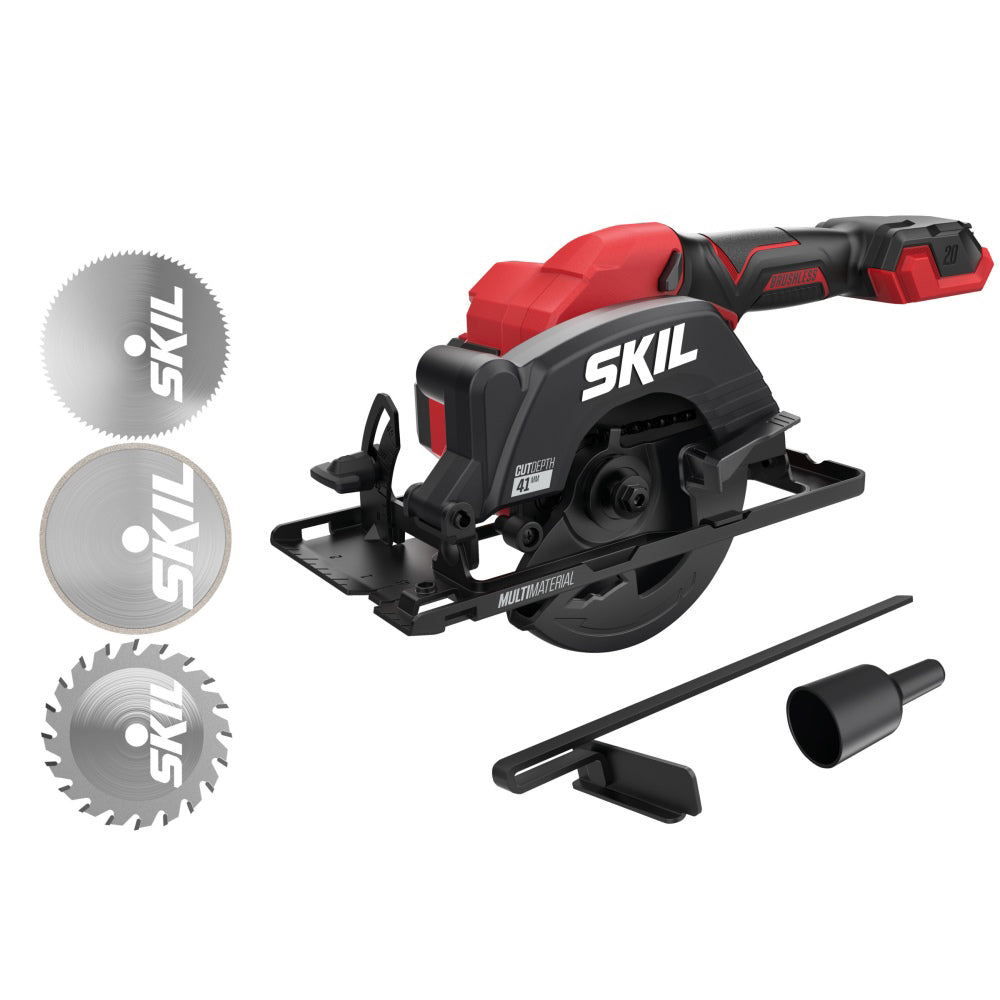 SKIL 3540 CA Mini fierastrau cu acumulator „Compact brushless“, turatie 6000 /min, 3 lame de schimb, doar corpul