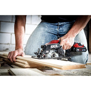 SKIL 3540 DA Mini fierastrau cu acumulator „Compact brushless“, turatie 6000 /min, 3 discuri de schimb si geanta de transport, acumulator si incarcator