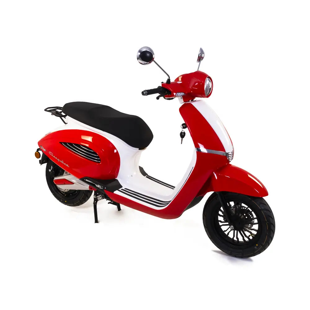 Cumpara Scuter Electric Rotakt Cleopatra Motor Bosch Putere Maxima 3000W Autonomie pana la 55 km Viteza Maxima 25 km/h acumulator litiu-ion 60V/26Ah, Timp Incarcare 6-8 ore de la Mesterul Minune