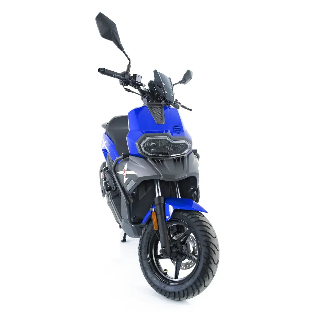 Cumpara Scuter Rotakt Adventure Albastru-Gri 49 cmc, 2.2kW, Euro 5, Benzină, Viteză Maximă 45km/h de la Mesterul Minune