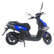Cumpara Scuter Rotakt Adventure Albastru-Gri 49 cmc, 2.2kW, Euro 5, Benzină, Viteză Maximă 45km/h de la Mesterul Minune