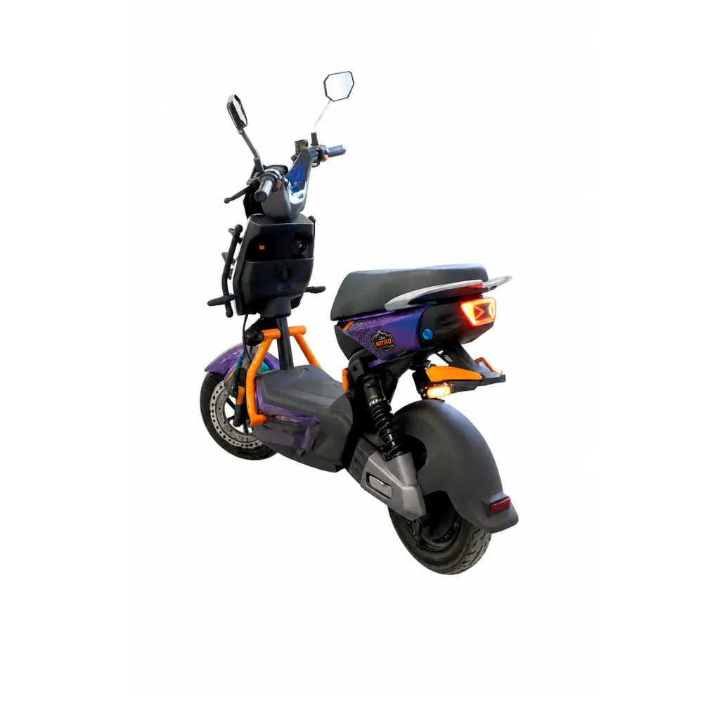 Cumpara Scuter Electric Nitro 800W Verde 25km/h Autonomie de până la 50 km Baterie plumb-acid 60V, Fără permis de la Mesterul Minune