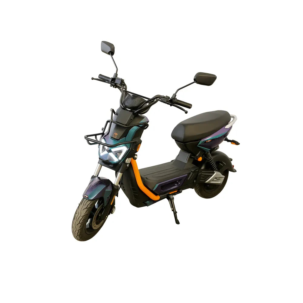 Cumpara Scuter Electric Nitro 800W Verde 25km/h Autonomie de până la 50 km Baterie plumb-acid 60V, Fără permis de la Mesterul Minune