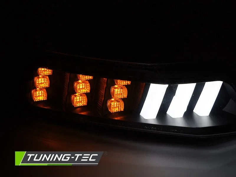 Semnalizari BLACK LED SEQ pentru FORD MUSTANG 15-17 - KPFO06