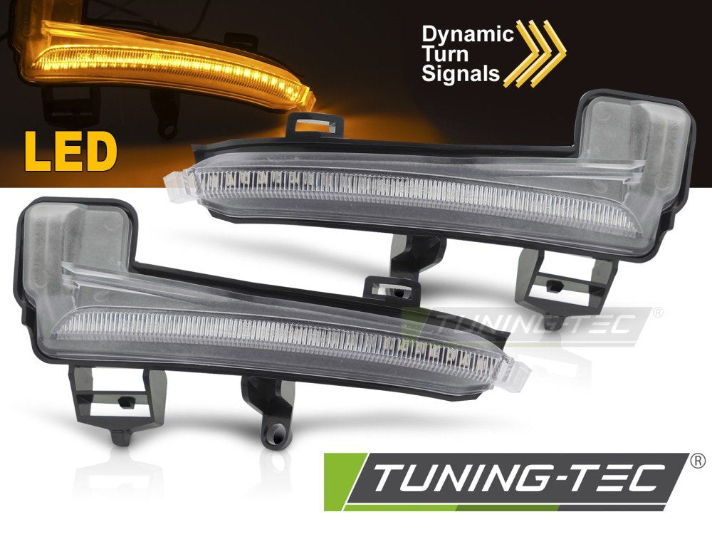 Semnalizari oglinda WHITE LED SEQ pentru SKODA SUPERB III 15-18 - KBSK04