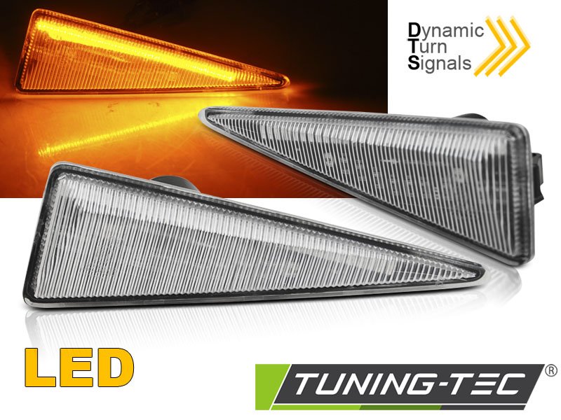 Semnalizatoare WHITE LED Tuning-Tec pentru RENAULT MEGANE MK2/ SCENIC - KBRE09