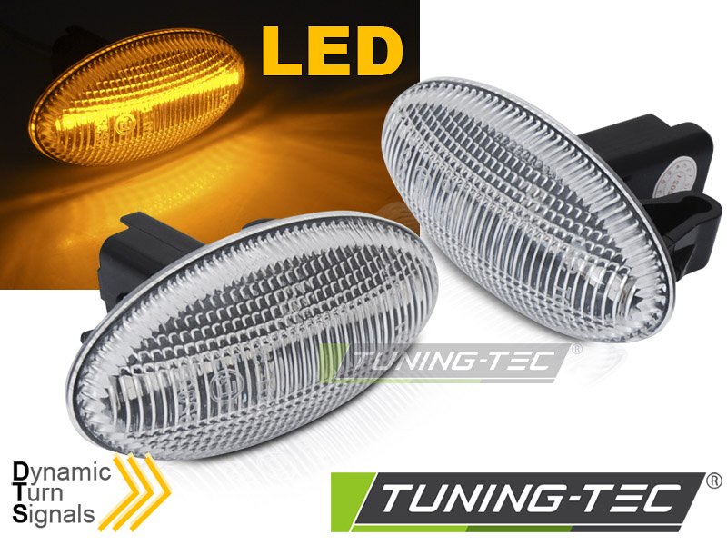 Semnalizatoare WHITE LED pentru PEUGEOT 107 206 307 CITROEN C1 C2 C3 - KBPE13